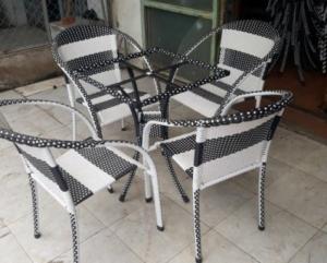 bàn ghế mây nhựa giá rẻ hgh02