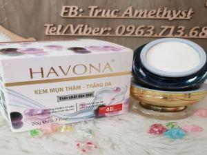 Kem Ngừa Mụn Thâm Trắng Da Havona Ngọc Trai