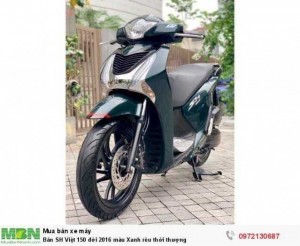 Bán SH Việt 150 đời 2016 màu Xanh rêu thời thượng