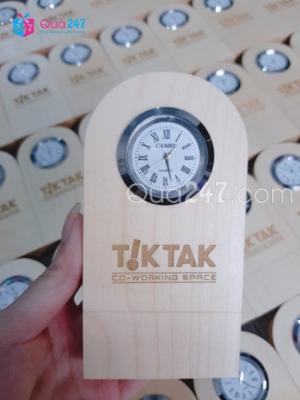 Đồng hồ gỗ khắc laser