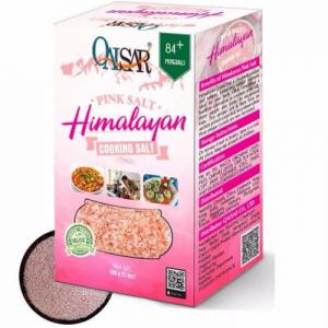 Muối hồng tinh khiết Himalayan Qaisar 500g hạt mịn nhập khẩu Pakistan