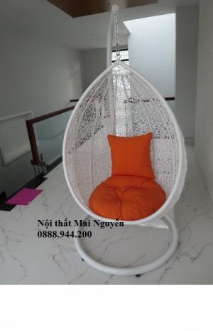 Thanh lý xích đu cafe giả mây