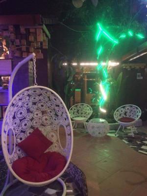 Thanh lý xích đu cafe giả mây