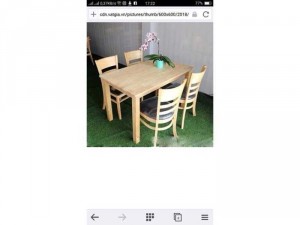 bàn ghế ăn giá theo hình