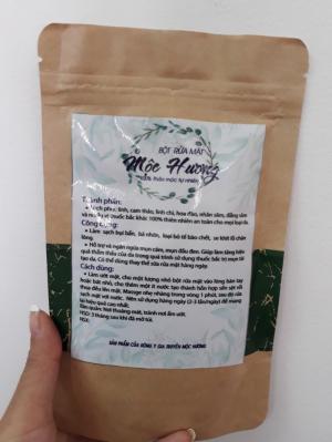 Đóng gói thành phẩm bột rửa mặt