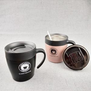 Cốc pha cafe inox 304 Creative 330ml tặng kèm muỗng