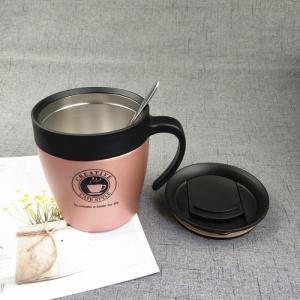 Cốc pha cafe inox 304 Creative 330ml tặng kèm muỗng