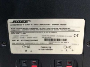 Loa Bose Acoustimas seri 5 lll.