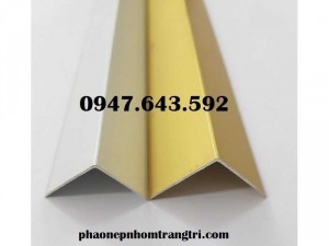Nẹp nhôm chữ V nẹp trang trí ốp gốc cạnh