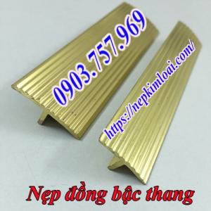 Chỉ đồng, nẹp đồng nguyên chất, nẹp đồng ốp bậc thang