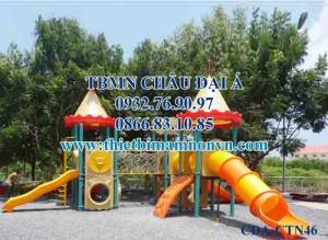 Cầu trượt liên hoàn Thiết bị mầm non Châu đại Á