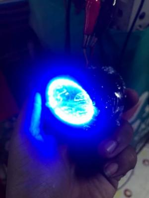 Đèn trợ sáng L2 mini Vòng led xanh sáng đẹp