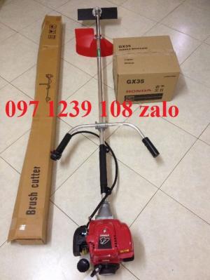 Máy cắt cỏ cần cứng Honda GX35, tiện lợi, máy tốt, bền bỉ