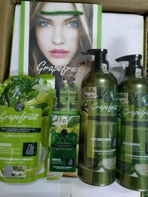 Bộ Dầu Gội Xả Grapefruit Bưởi Đặc Trị Rụng Tóc Kích Thích Mọc Tóc