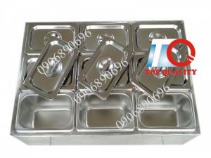 Hộp inox giữ lạnh topping trà sữa