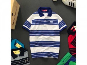 Áo thun nam xuất khẩu cao cấp Levis sọc ngang cổ bẻ