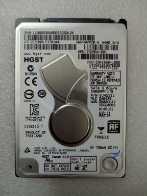 Ổ cứng laptop 1TB (1000GB) SATA  (Chuẩn 2,5inch) - Hitachi HGST