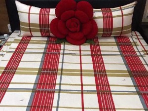 Drap sọc caro cotton Thắng lợi