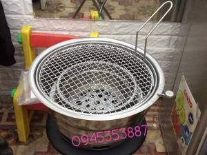 Bếp nướng âm bàn không khói hàn quốc hút dương có lắp đậy cho quán nướng lẩu