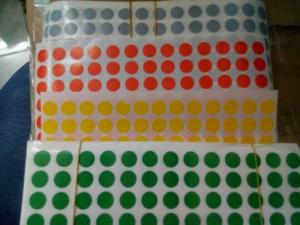 tem decal tròn sticker dán đánh dấu , giảm giá