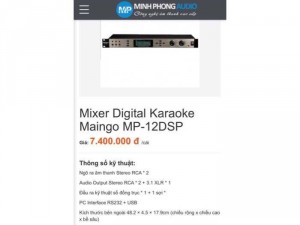 vang số Maingo MP 12DSP