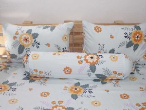 Drap hoa hồng cotton việt nam 2 tấc