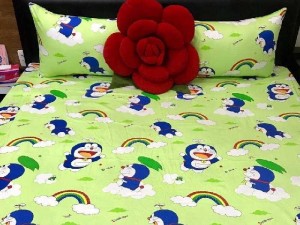 Drap Doremon cotton Thắng lợi 2 tấc
