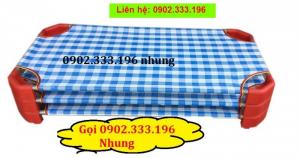 bán sỉ giường ngủ mẫu giáo, bán sỉ giường ngủ mầm non mới 100%