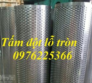Tôn đột lỗ tròn, tấm thép đột lỗ