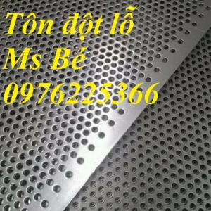Tôn đột lỗ tròn, tấm thép đột lỗ