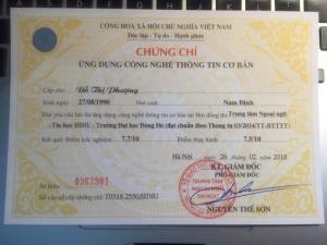 Chứng Chỉ Tin Hoc Ic3 Mới 100%