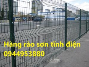 Lưới thép hàng rào mạ kẽm, hàng rào sơn tĩnh điện