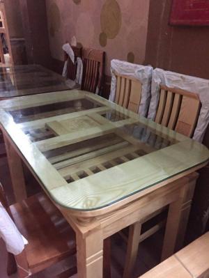 Bàn ăn sồi Nga 4 ghế 6 ghế