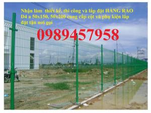 Sản xuất hàng rào công nghiệp, hàng rào phi 4, hàng rào nhà xưởng