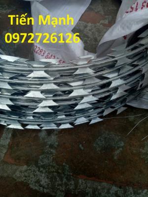 Dây thép gai hình dao mạ kẽm