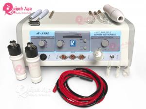 Máy Thẩm Mỹ 4 Chức Năng Hút Dầu, Hút Mụn, Phun Sương, Điện Tím, Đi Dưỡng Chất Galvanic