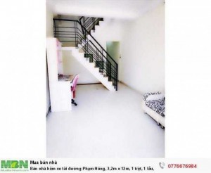 Bán nhà hẻm xe tải đường Phạm Hùng, 3,2m x 12m, 1 trệt, 1 lầu,