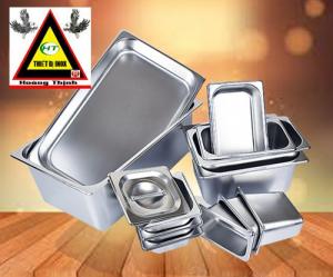 khay inox đựng thạch trà sữa, khay inox đựng trái cây tư chọn, khay inox đựng thực phẩm.