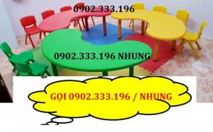 Bán bàn ghế trẻ em bằng nhựa, bàn ghế mầm non cao cấp,