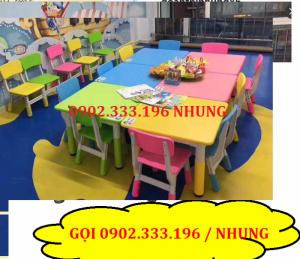 Bán bàn ghế trẻ em bằng nhựa, bàn ghế mầm non cao cấp,