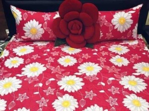 Drap hoa đồng tiền cotton việt nam
