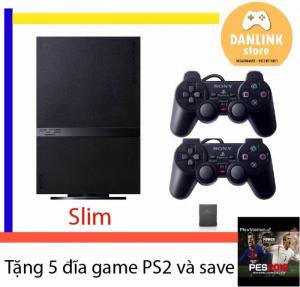 Máy game PS2 Playstation 2 Slim tặng 5 đĩa game và save