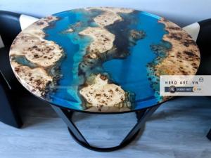 Bàn tròn keo epoxy. Bàn hình tròn keo epoxy
Nên timg ở đâu bán bàn epoxy giá rẻ ?