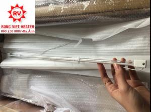 Bóng đèn sấy công nghiệp halogen, thạch anh nhiệt độ cao, uốn mica