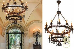 Đèn chùm cho biệt thự sang trọng