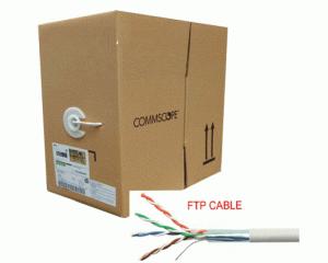 Cáp mạng chống nhiễu cat5e FTP AMP commscope nhập khẩu chính hãng giá rẻ cho dự án, công trình , chuẩn 305m/c dùng trong môi trường nhiễm từ cao , đi âm tường.