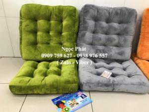 Nệm Ngồi Bệt 45x45cm Giá Rẻ. Nệm ngồi gòn. Đệm ngồi, đệm ngồi bệt. Gối tựa lưng. Gối Tựa Sofa.
