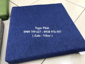 Nệm ngồi bệt Vải Bố Sofa. Đệm ngồi Size 40x40x5cm. Nệm ngồi - Gối tựa lưng Ngọc Phát.