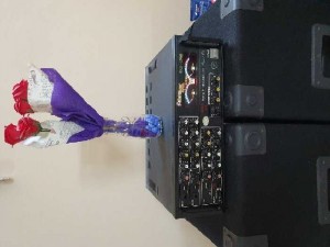 Amply, hai loa lớn 30cm