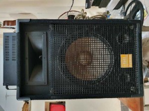 Amply, hai loa lớn 30cm